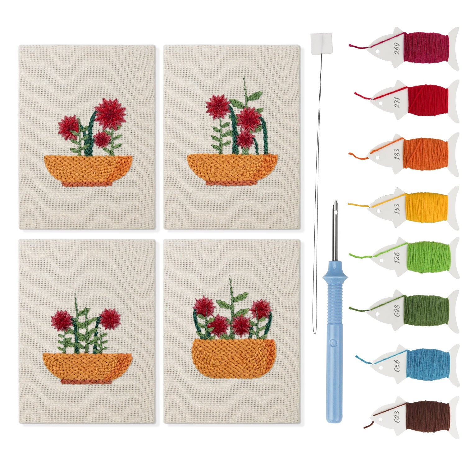 Floral Frames - Set of 4 - miicreative