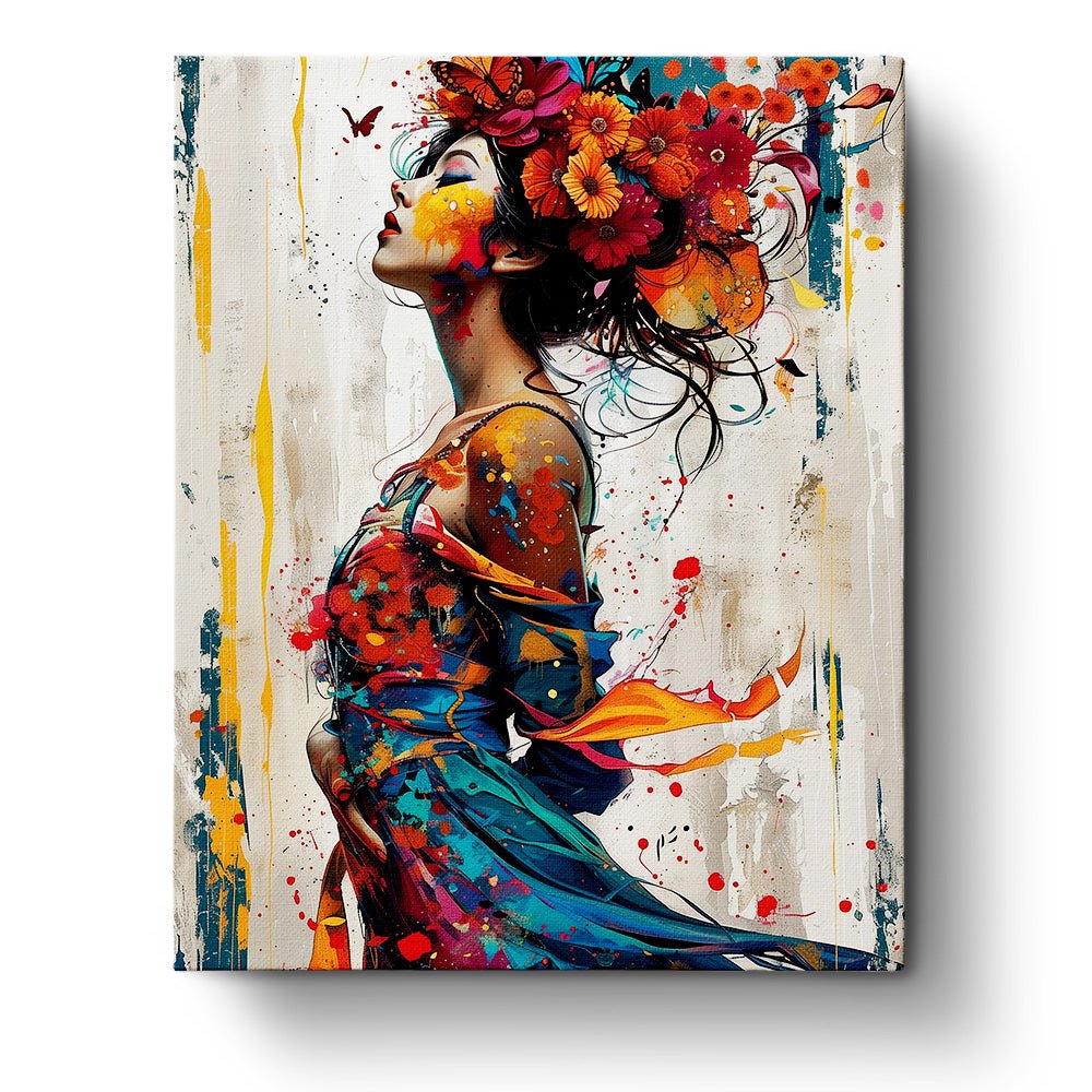 Floral Spirit Reflection - Bohemian Vibes - miicreative
