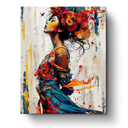 Floral Spirit Reflection - Bohemian Vibes - miicreative