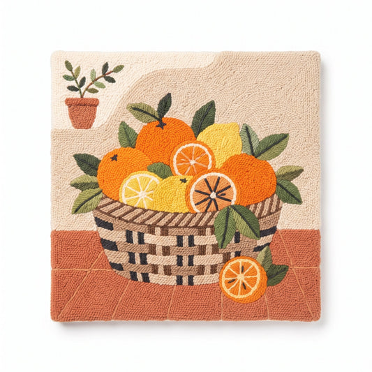 Fresh Citrus Basket - Square Edition - miicreative