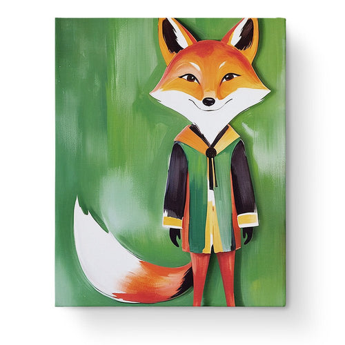 Friendly Fox Painting - Kids - miicreative