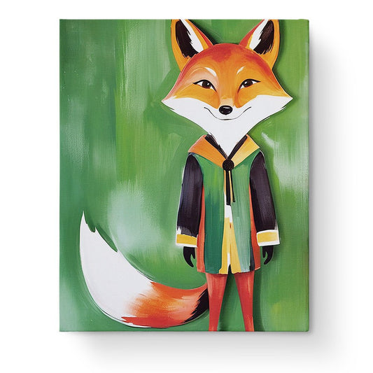 Friendly Fox Painting - Kids - miicreative