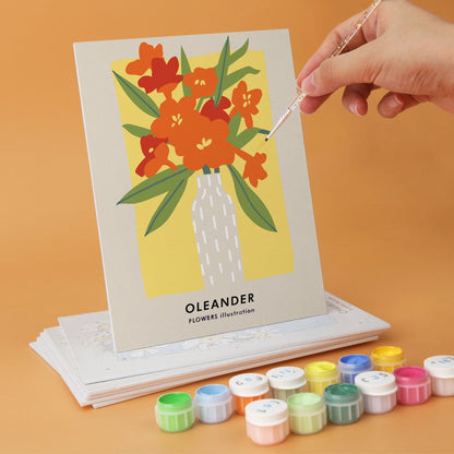 Garden Blooms – Set of 6 Mini Paintings - miicreative