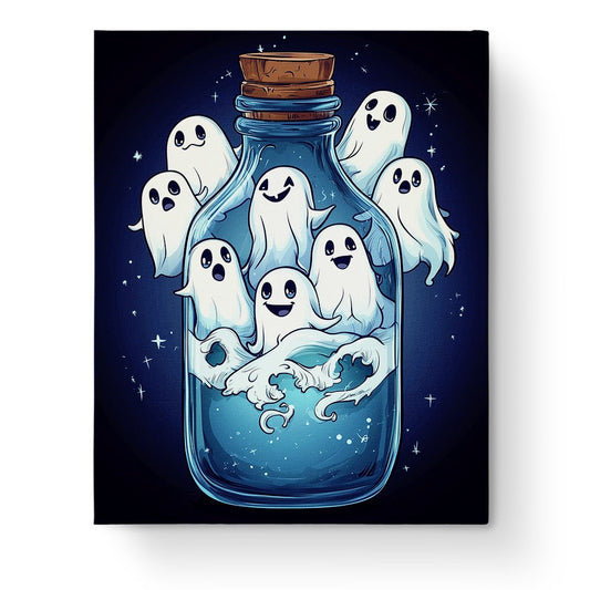 Ghosts in a Bottle - Halloween - miicreative