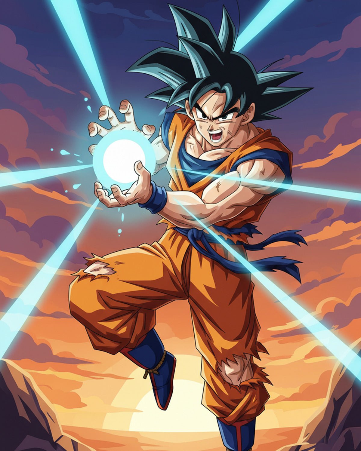 Goku Energy Blast - Anime - miicreative