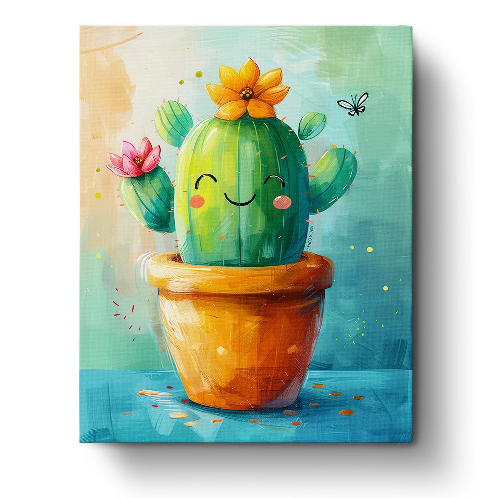 Happy Mexican Cactus - miicreative - Paint by Numbers Fixed Kit - Pre-designed Kit