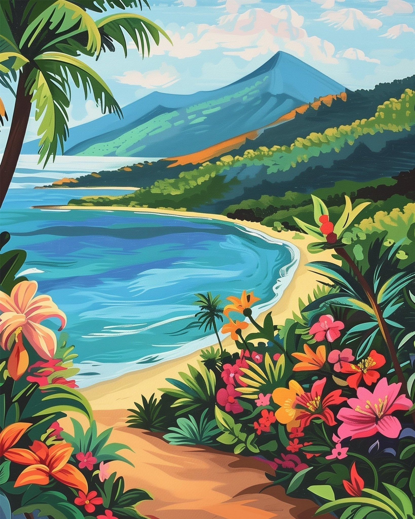 Island Beach Paradise - miicreative