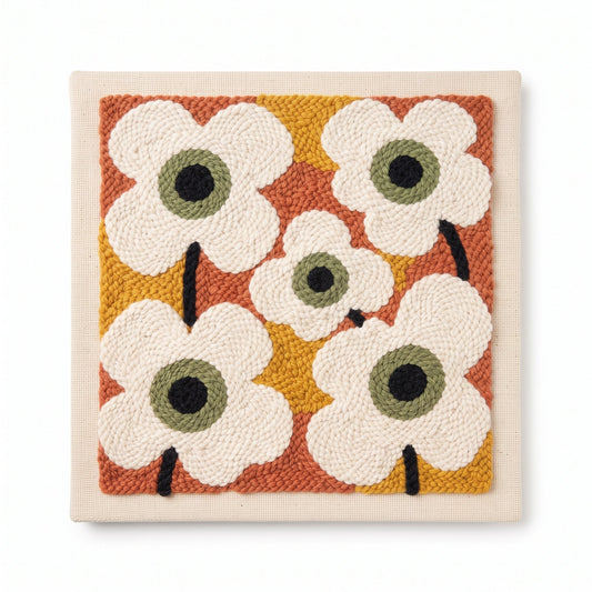 Ivory Poppies in Autumn – Square Edition - miicreative
