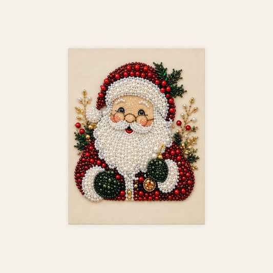 Jolly Saint Nickle – Pearl Painting - miicreative