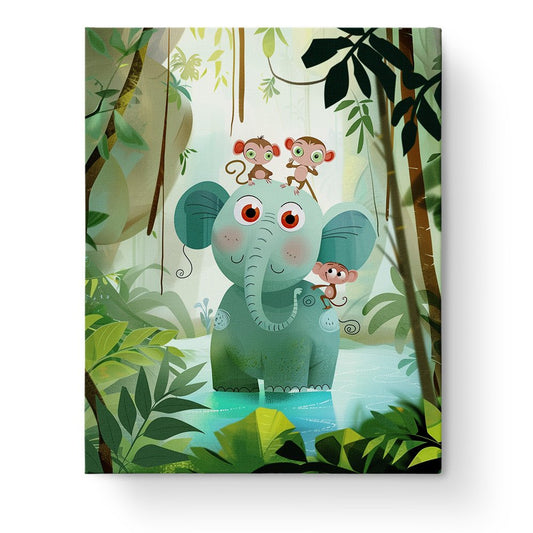 Jungle Friends Painting Set - Kids - miicreative