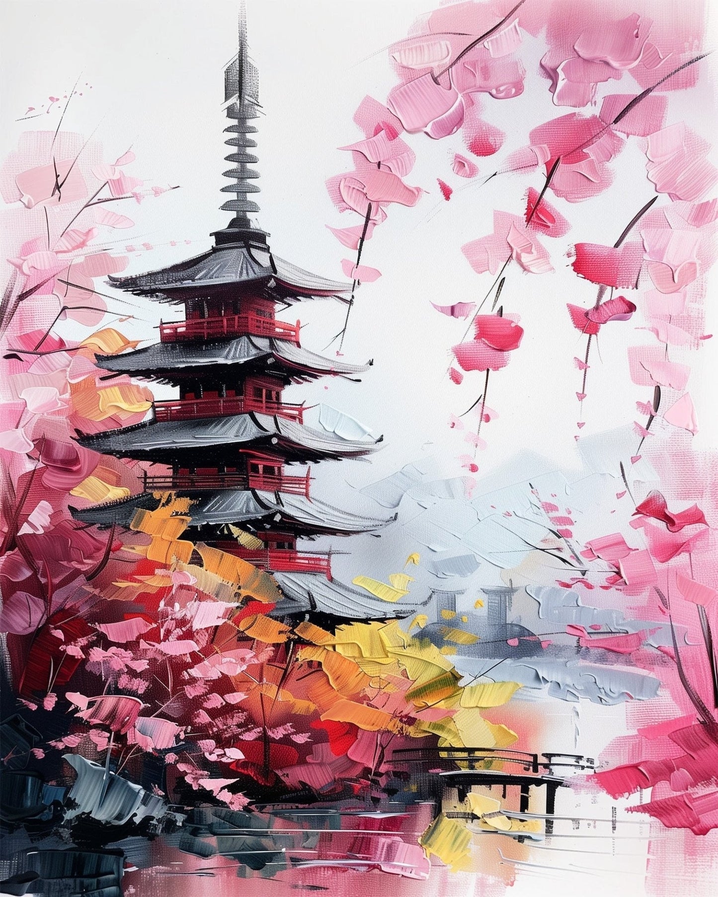 Kyoto Temple Blossoms - miicreative