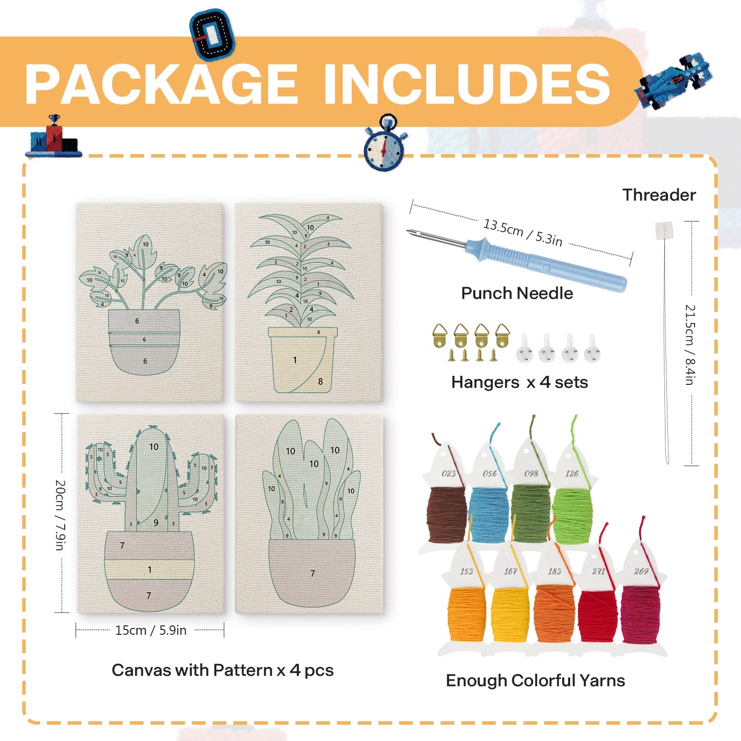 Leafy Loops - Set of 4 - miicreative