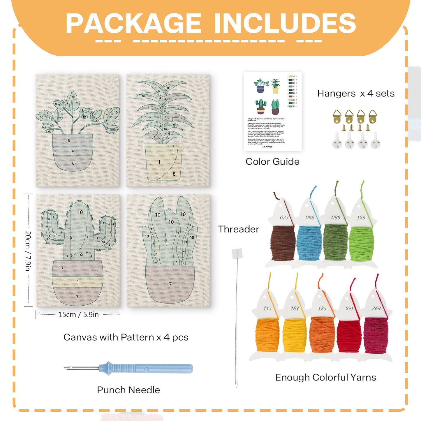 Leafy Loops - Set of 4 - miicreative