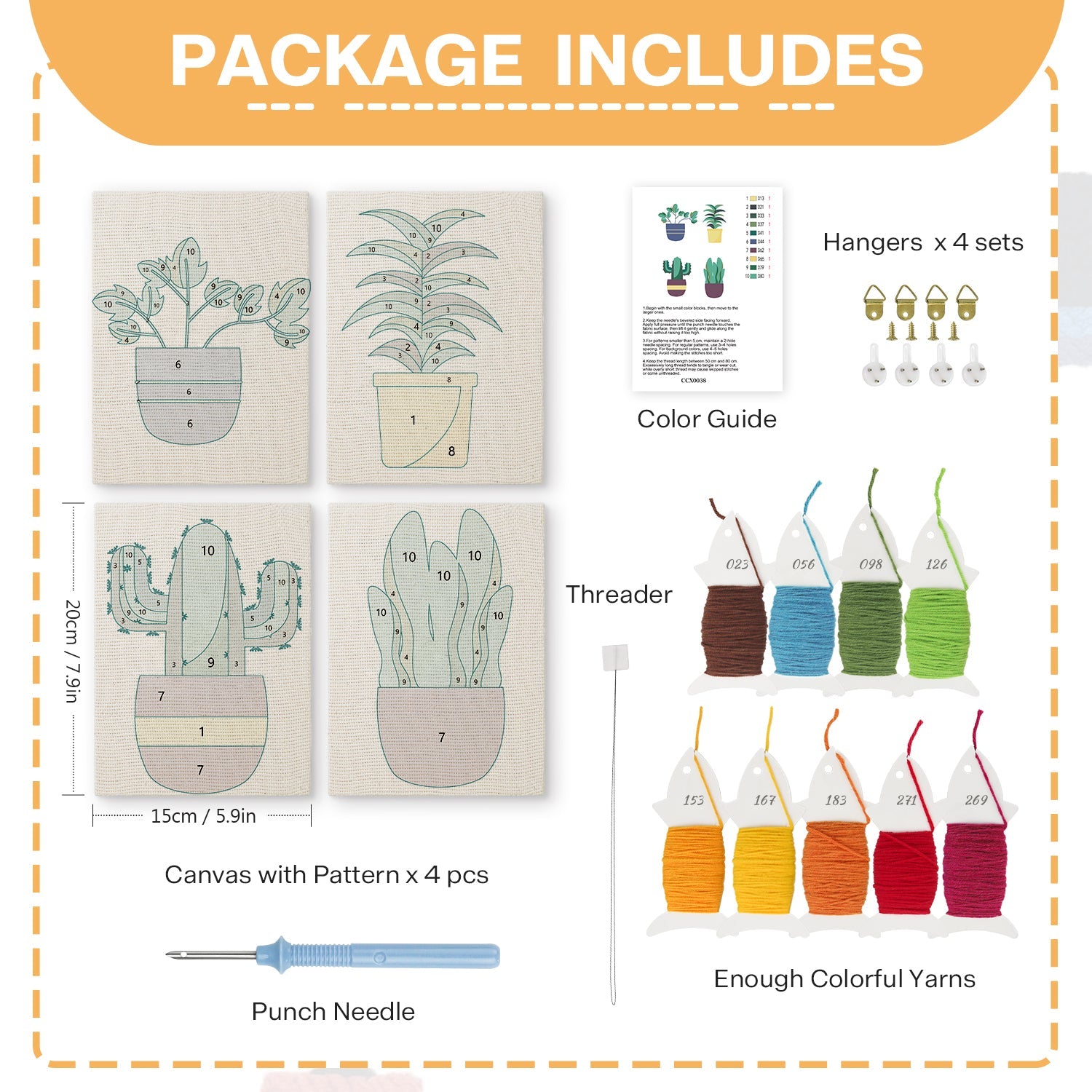 Leafy Loops - Set of 4 - miicreative