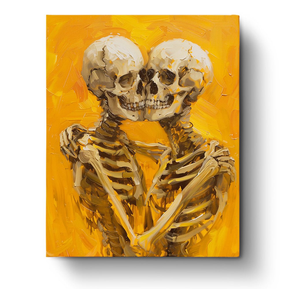 Lifelong Embrace - Skeletons - miicreative - Paint by Numbers fixed Kit