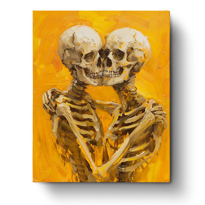 Lifelong Embrace - Skeletons - miicreative - Paint by Numbers fixed Kit