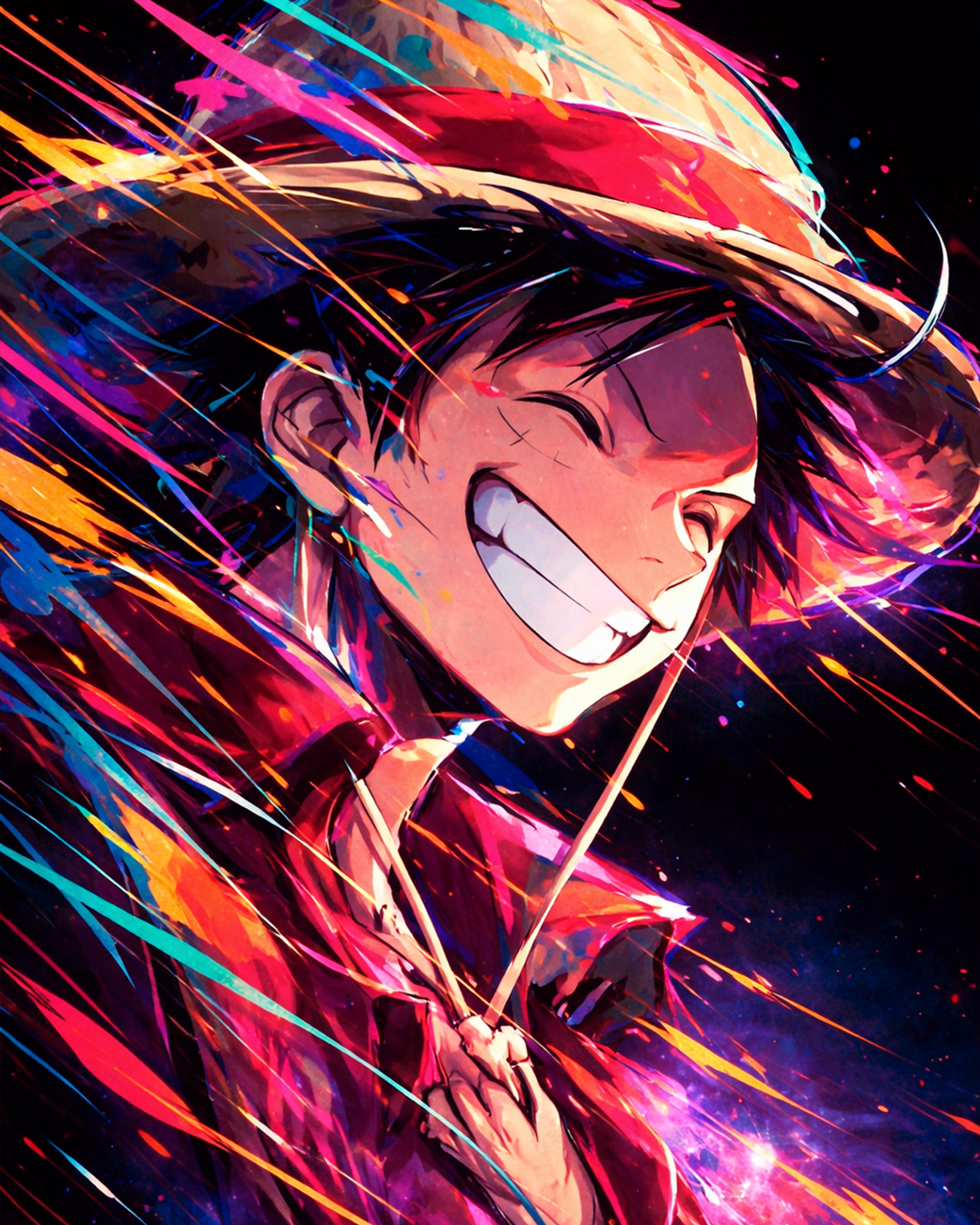 Luffy Joyful Burst - Anime - miicreative