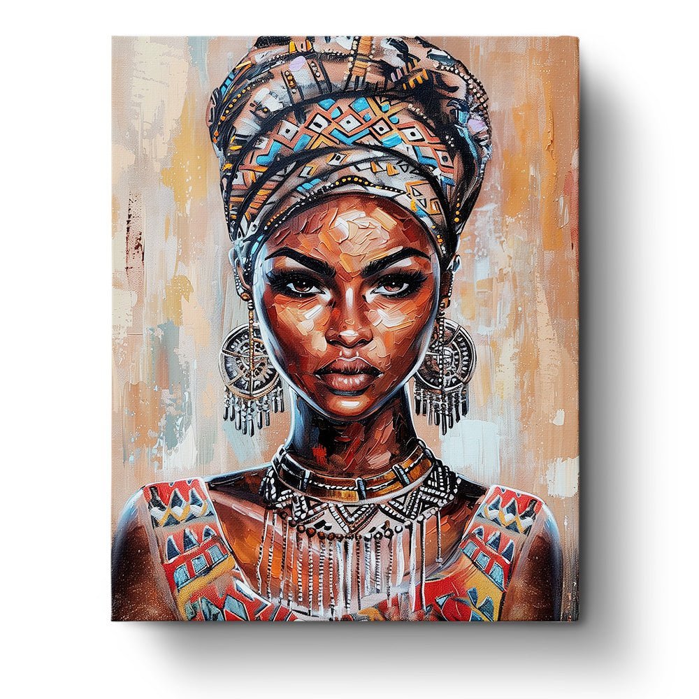 Majestic African Queen Portrait - miicreative