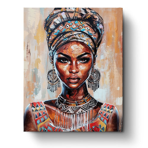 Majestic African Queen Portrait - miicreative