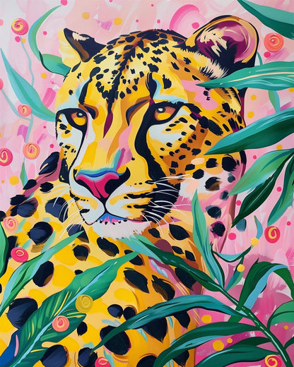 Majestic Leopard - Abstract Animals - miicreative