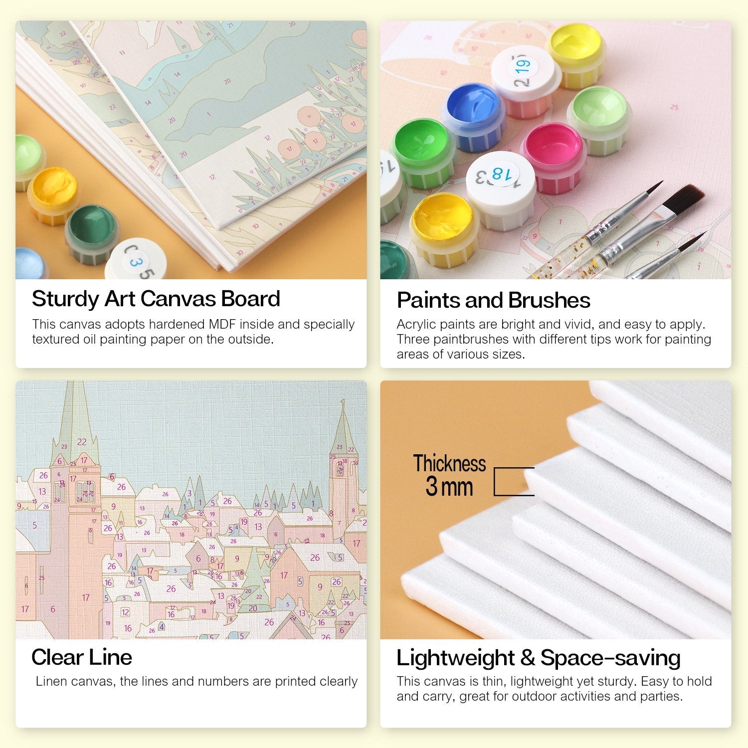 Mediterranean Escapes – Set of 6 Mini Paintings - miicreative