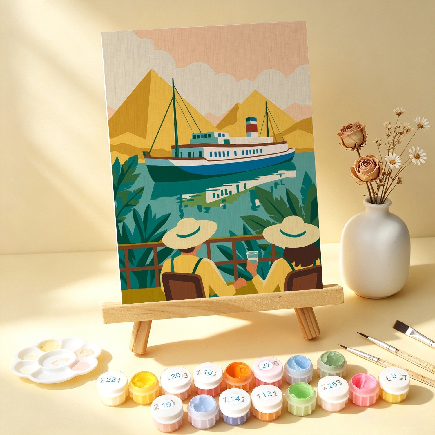 Mediterranean Escapes – Set of 6 Mini Paintings - miicreative