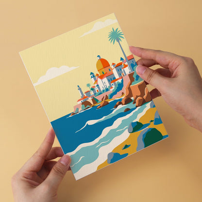 Mediterranean Escapes – Set of 6 Mini Paintings - miicreative