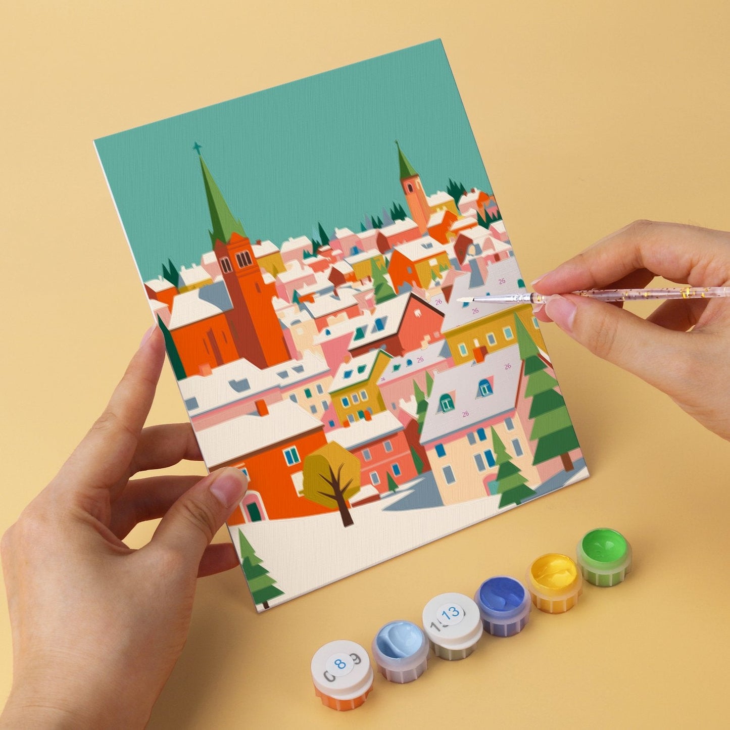 Mediterranean Escapes – Set of 6 Mini Paintings - miicreative