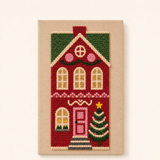 Merry Crimson Cottage - Vertical Edition - miicreative