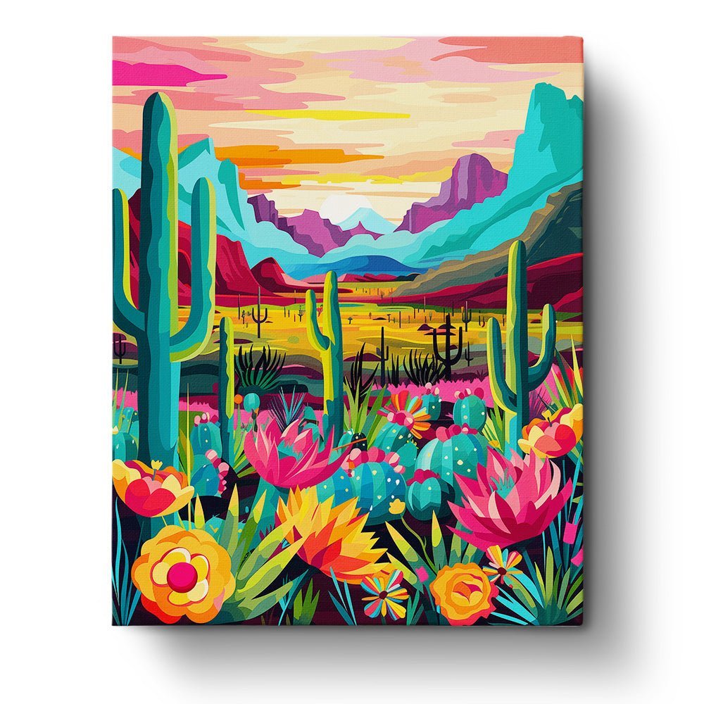 Mexican Cactus Landscape - miicreative