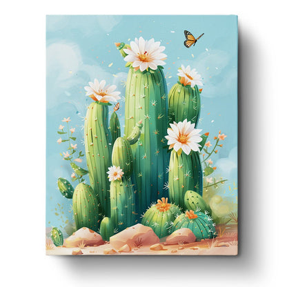 Mexican Cactus Landscape - miicreative - Paint by Numbers Fixed Kit - Pre-designed Kit