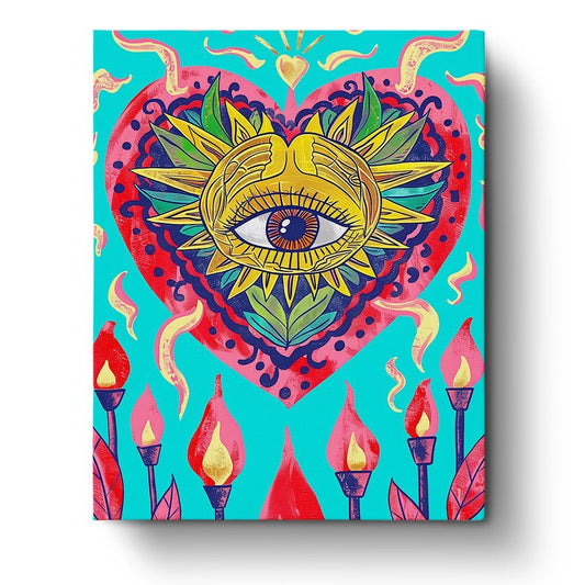 Mexican Heart Art - miicreative
