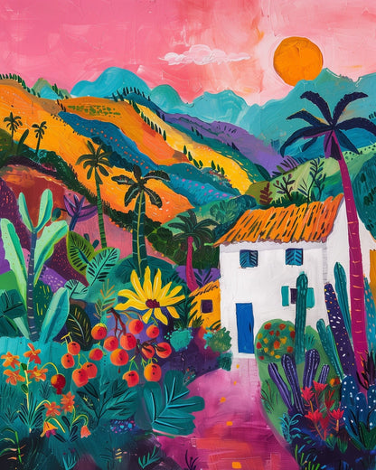 Mexican Landscape - miicreative - Paint by Numbers Fixed Kit - Pre-designed Kit