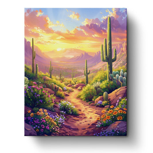 Mexican Landscape - miicreative - Paint by Numbers Fixed Kit - Pre-designed Kit