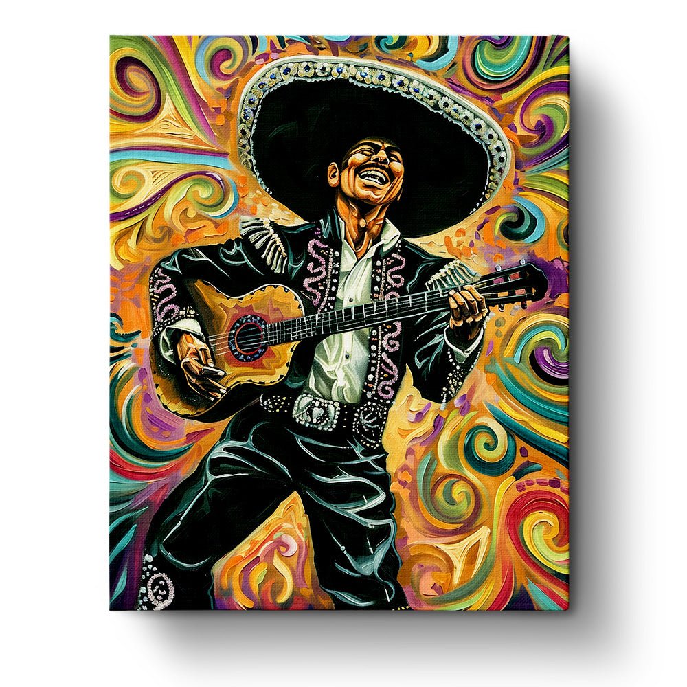 Mexican Mariachi Singer - miicreative - Paint by Numbers Fixed Kit - Pre-designed Kit