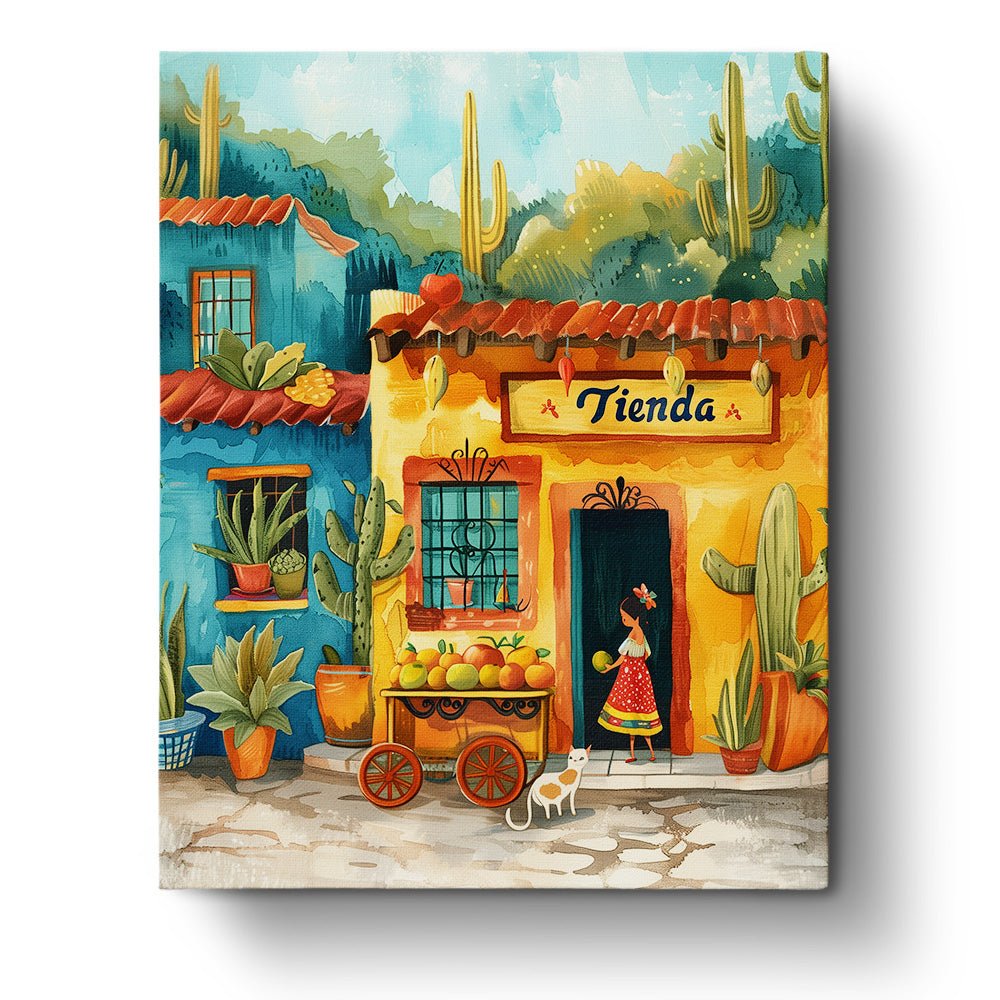 Mexican Tiendita - miicreative - Paint by Numbers Fixed Kit - Pre-designed Kit