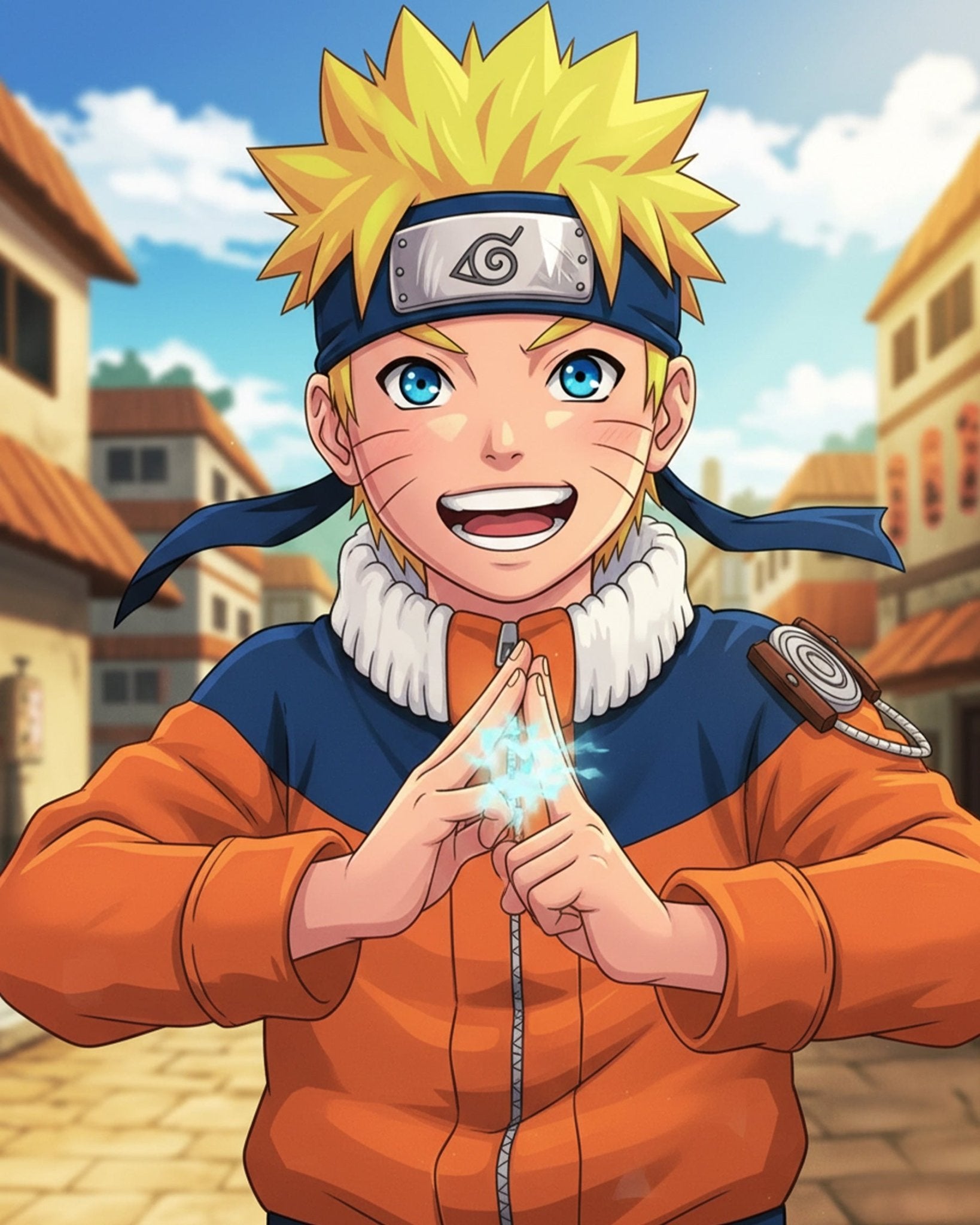 Naruto Uzumaki Hustle - Anime - miicreative