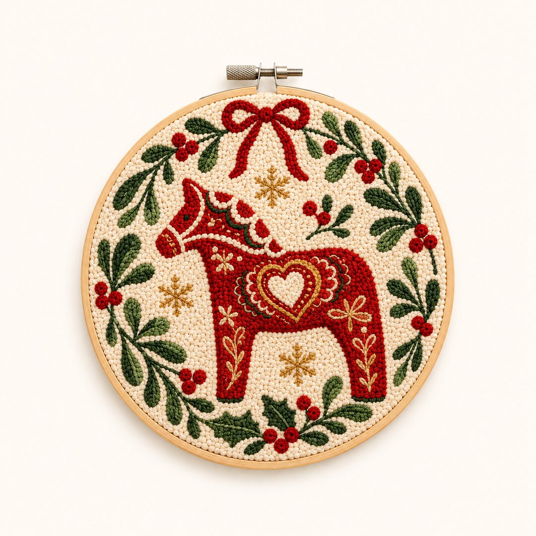 Nordic Noel Horse - Circle Edition - miicreative
