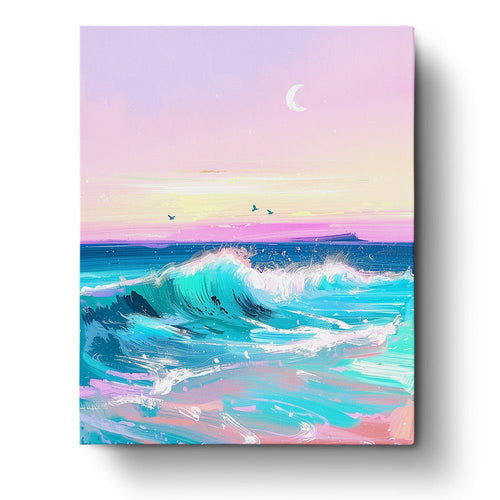 Ocean Waves - miicreative - Paint by Numbers Fixed Kit - Pre-designed Kit