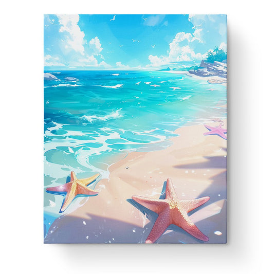 Peaceful Beach Serenity - Sea Landscape - miicreative