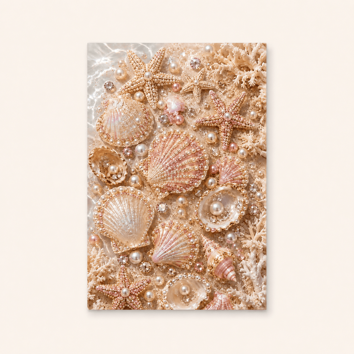 Pearlescent Ocean Treasures - Pearl Painting - miicreative