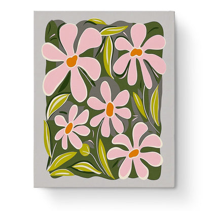 Pink Blooms Serenity - Minimalistic - miicreative
