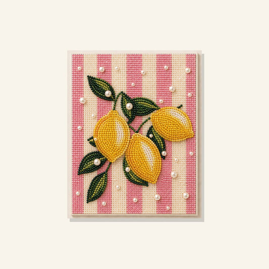 Pink Lemonade Sparkle - Pearl Painting - miicreative