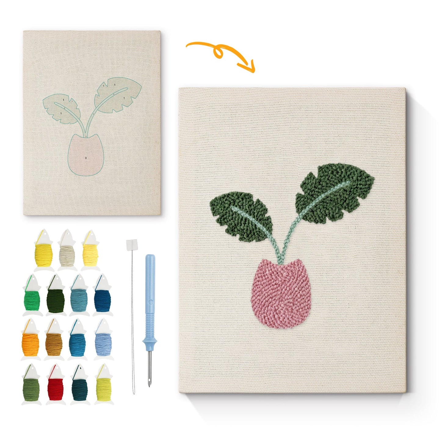 Pink Monstera - miicreative