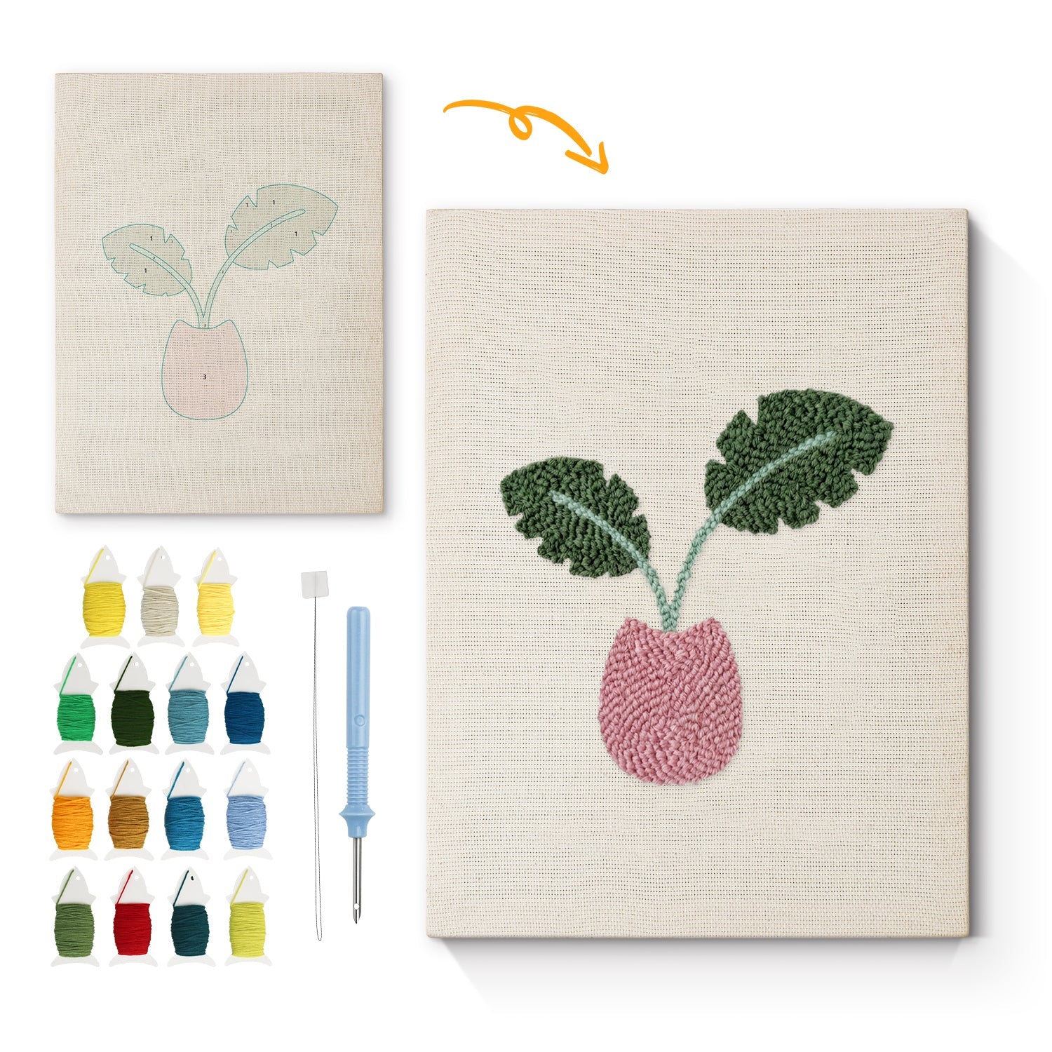 Pink Monstera - miicreative