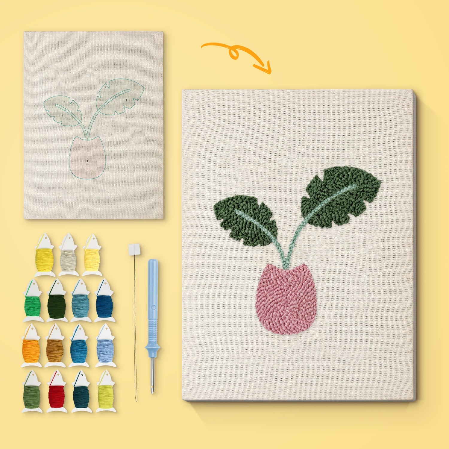 Pink Monstera - miicreative
