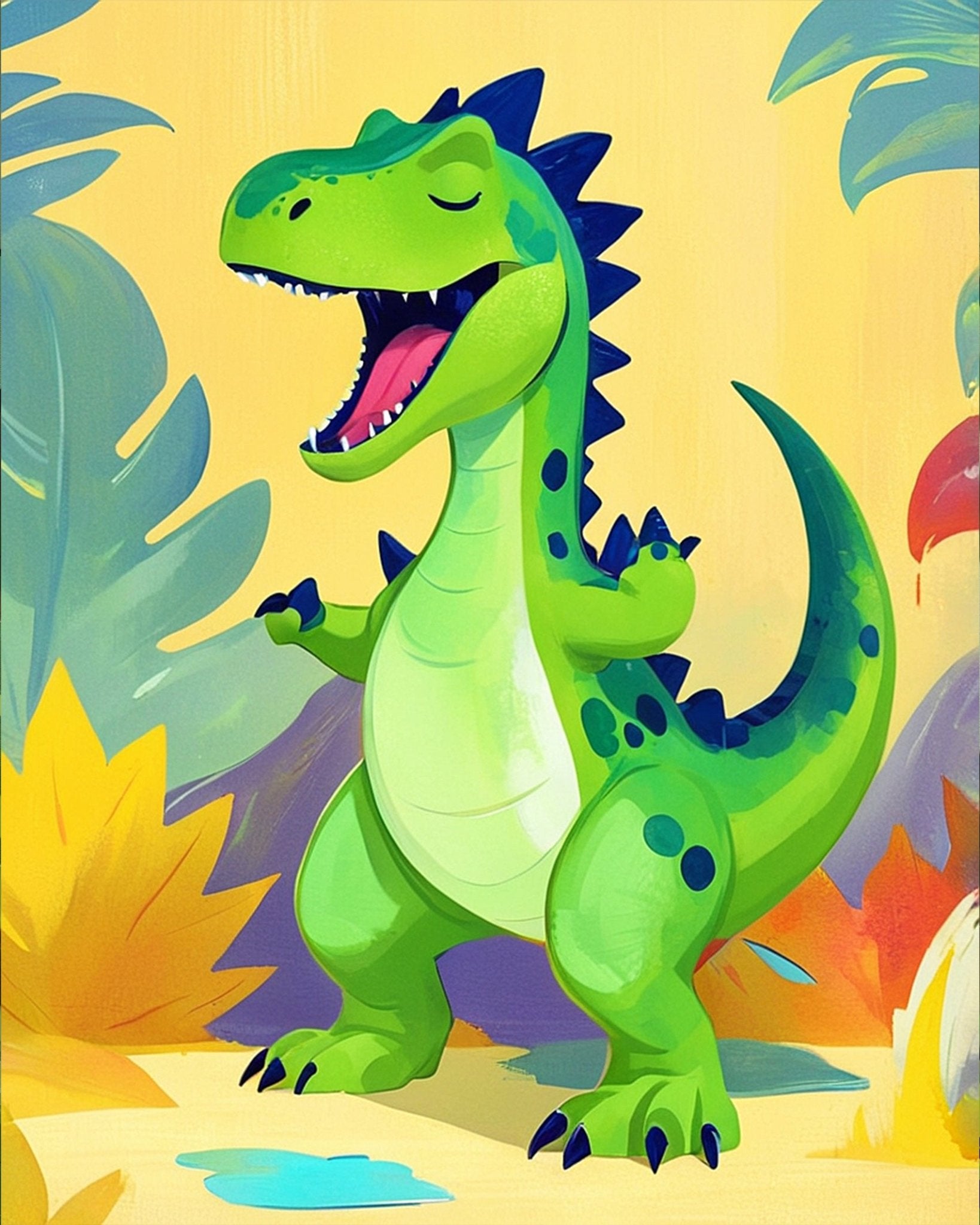 Playful Dinosaur Adventure - Kids - miicreative