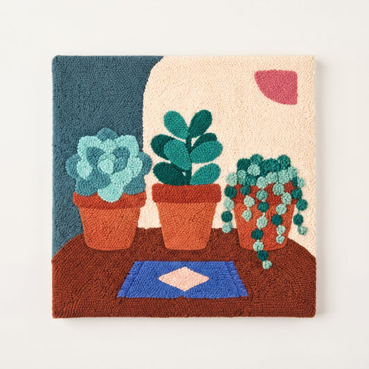 Potted Succulents - Square Edition - miicreative