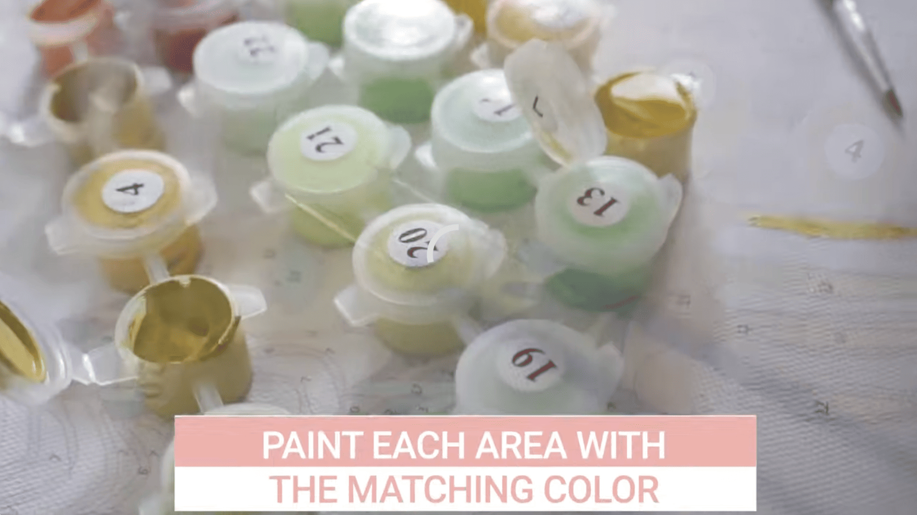 Load video: From your photo to a finished painting. This is what the custom kit experience looks like.