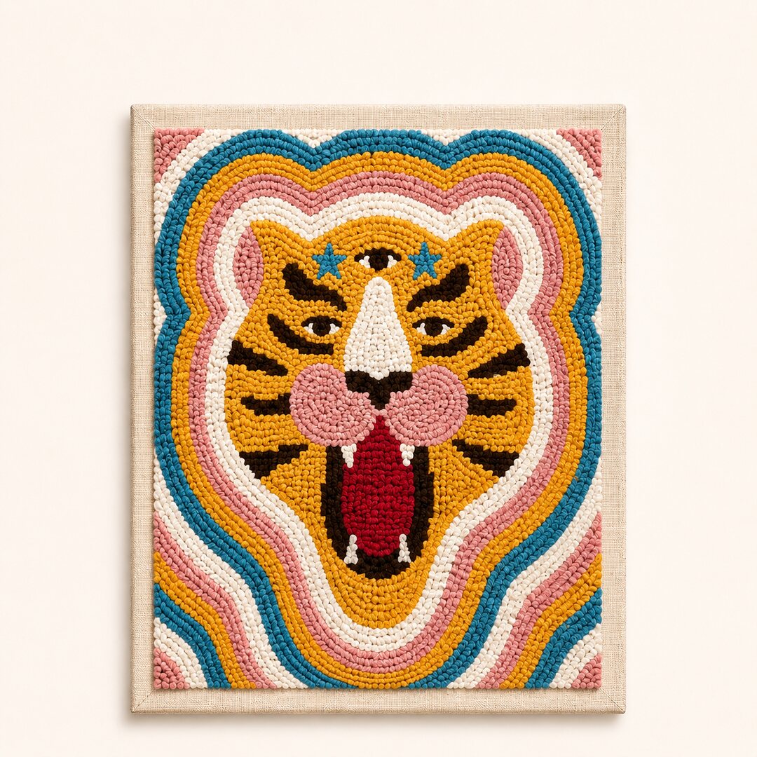 Electric Tiger Roar - Vertical Edition